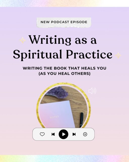 Writing a book is not just a one-way street where our wisdom comes out of us and goes straight into another person’s heart and mind.
 
Just like Reiki energy, it flows through us first, healing us first, and then our readers. 🙌🏼🌈

The best way to heal the world is by healing ourselves first.
 
And this is why I think it’s really meaningful and powerful to think of your work as a writer as also being something that you are doing to help yourself heal.
 
On the Book Magic podcast this week, I’m sharing how you can approach your writing practice as a spiritual practice. 🔮
 
I’m also offering up 3 beautiful writing prompts that can help you open your heart to allowing your writing to teach you something instead of only seeing it as a vehicle to teach others.

Listen to this episode and subscribe by searching for ‘Book Magic’ on Apple Podcasts, Spotify, or via our profile link! 🎧

#spiritualwriter #lightworkersofinstagram #spiritualpractice #spiritualentrepreneurs
